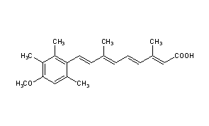 Acitretin is used to treat severe psoriasis (abnormal growth of skin cells that causes red, thickened, or scaly skin). Acitretin is in a class of medications called retinoids. The way acitretin works is not known.