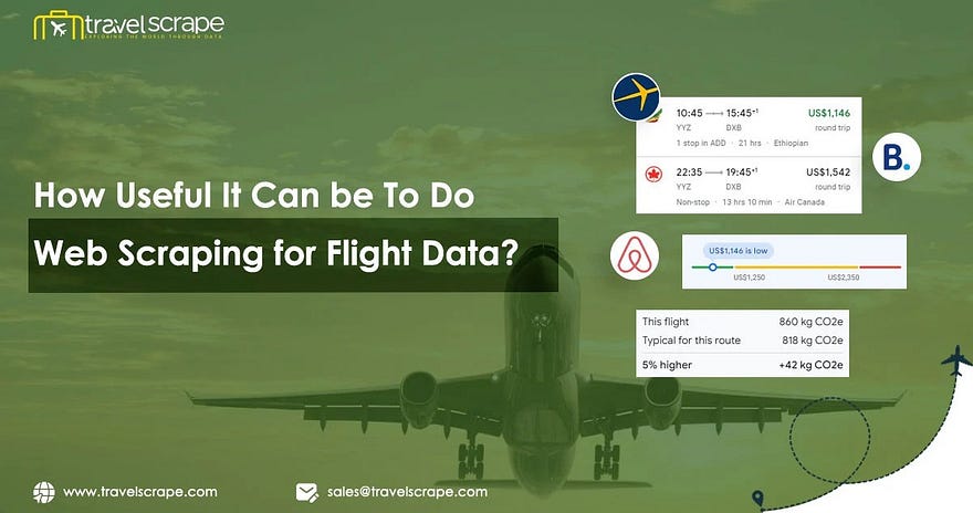 How Useful It Can be To Do Web Scraping for Flight Data?