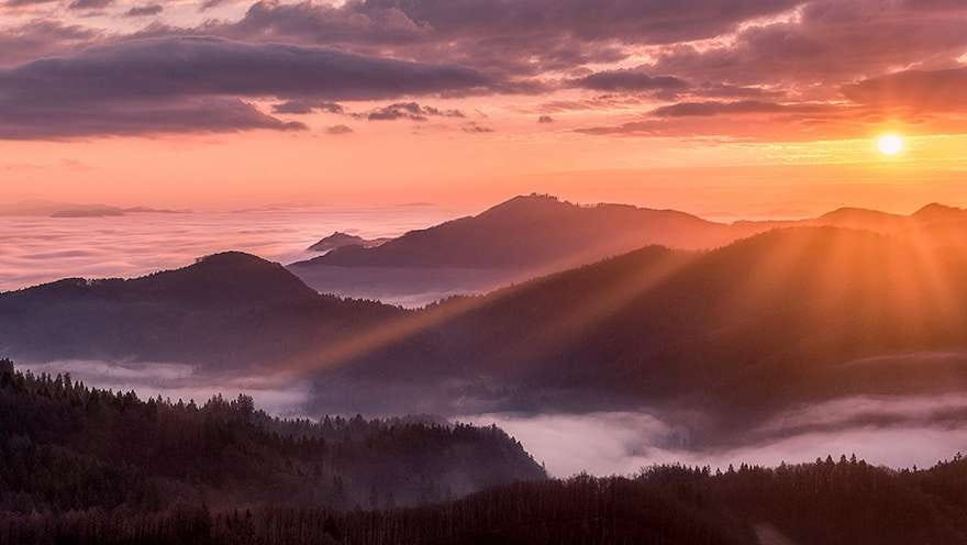 Sunset Moments in Binsar