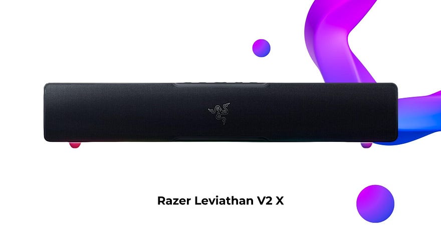 Best RGB Soundbar — Razer Leviathan V2 X — Gaming Technology Series