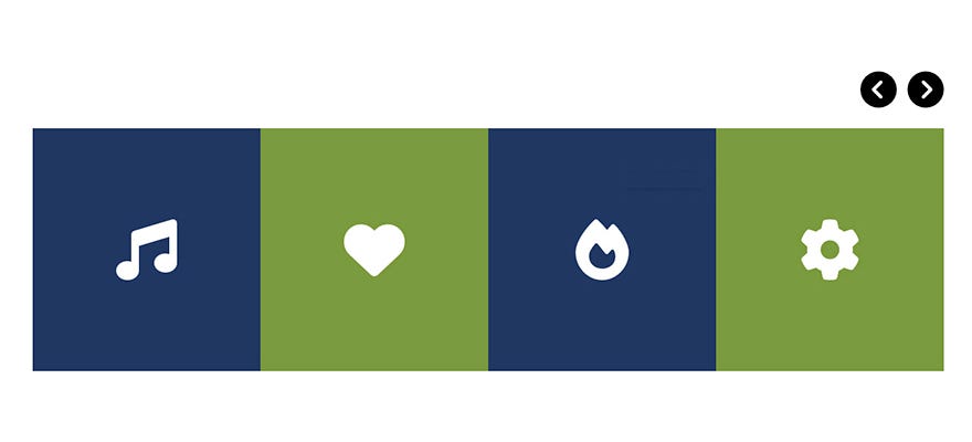 Horizontal Scrolling Using CSS Order