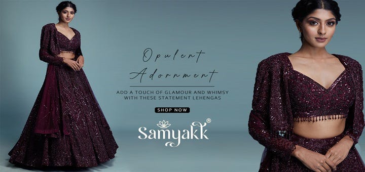 Latest Lehenga Styles for Brides by Samyakk