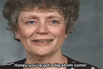 Honey, you’ve got a big storm comin’