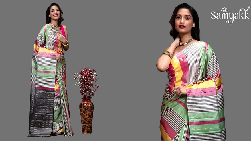 Explore Top Trending Pure Handloom Silk Sarees by Samyakk