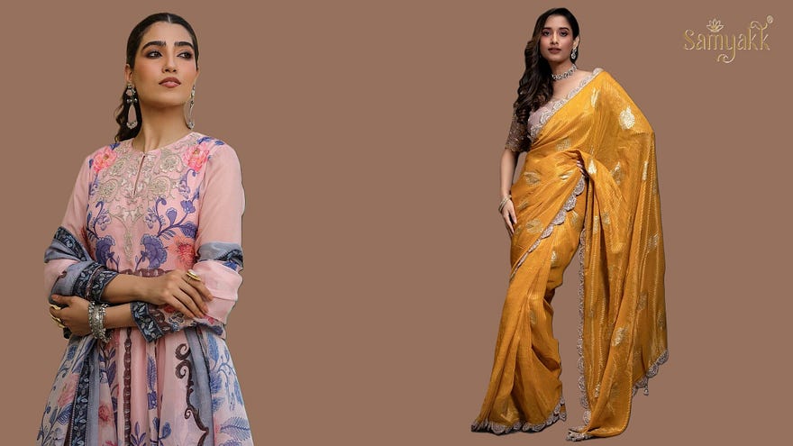 Explore Sarees & Salwar Suits Online at Samyakk