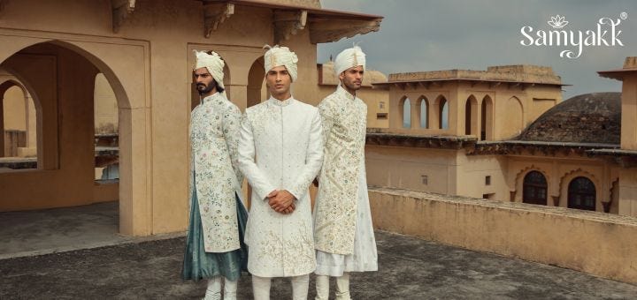 Discover New Sherwani Styles for Every Occasion by Samyakk