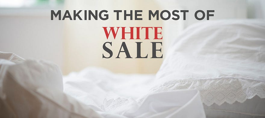 Making The Most Of White Sales In Fair Lawn