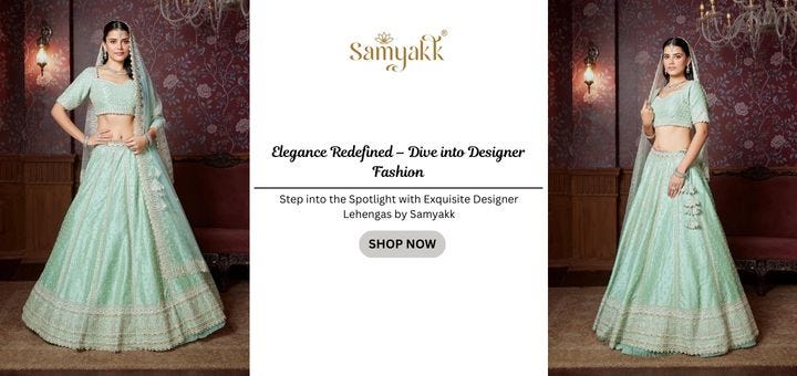 Shop New Designer Bridal Lehenga styles by Samyakk