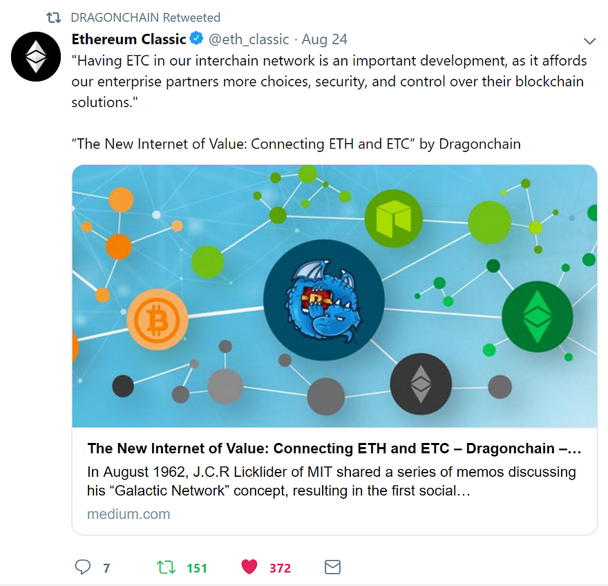 Стоимость Dragonchain