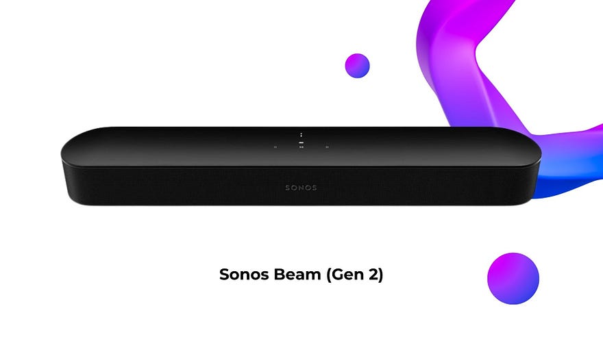 Best Soundbar For Gaming Rooms — Sonos Beam (Gen 2) — Gaming Technology Series