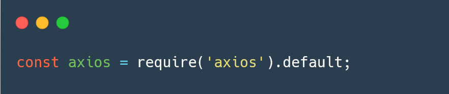 Первый шаг - установить Axios основанный на обещаниях HTTP-клиент для браузера и Nodejs