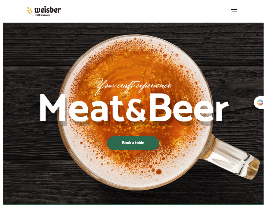 Weisber — restauanrant web templates with unyson framework and coocommerce