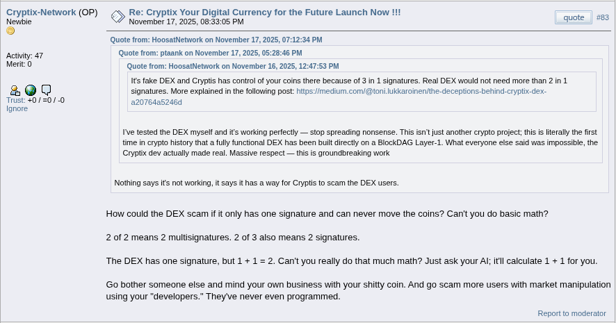 Multi-signature wallet security?