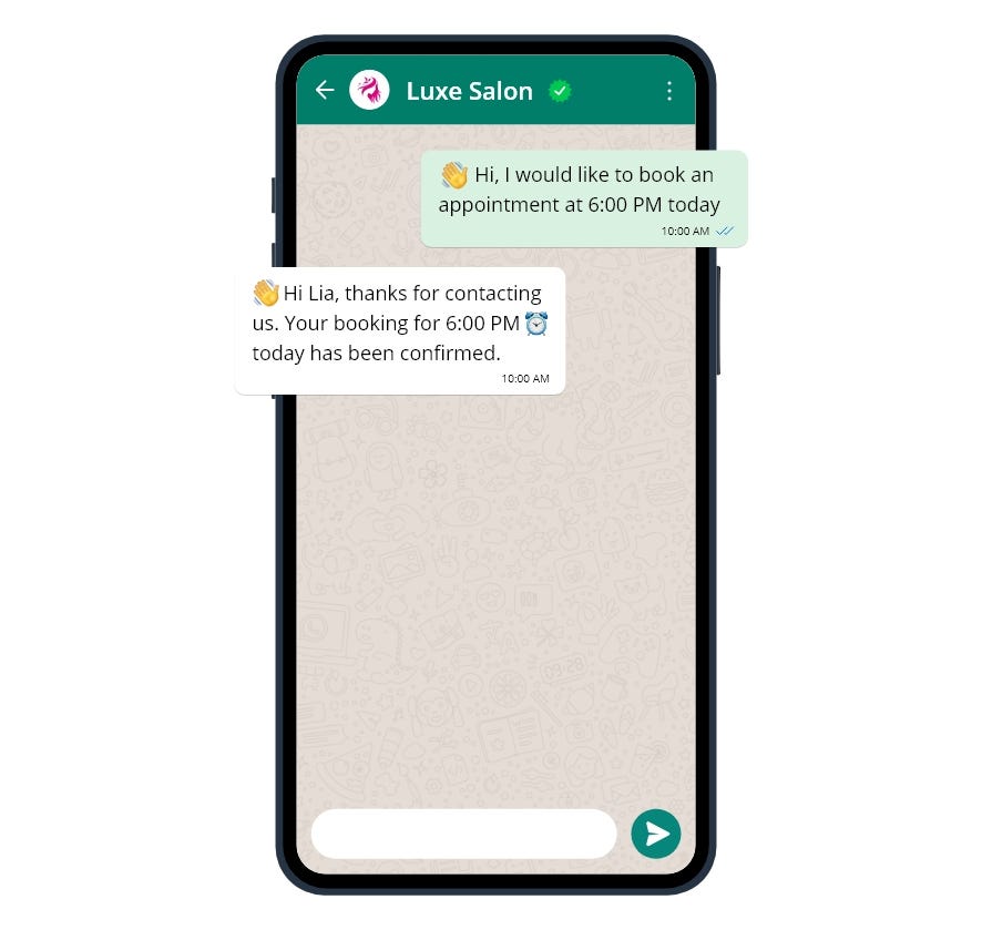 WhatsApp automation for customer support