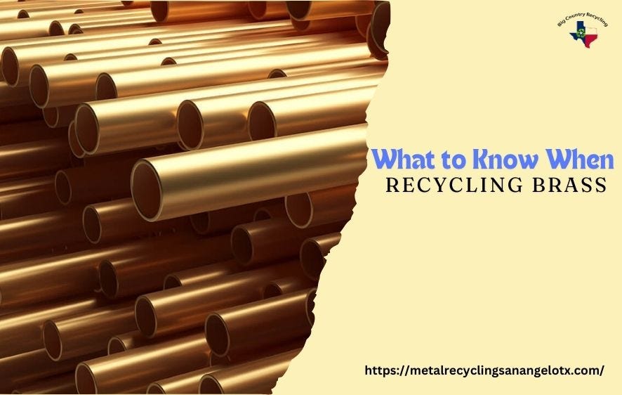 This image is about What to Know When Recycling Brass