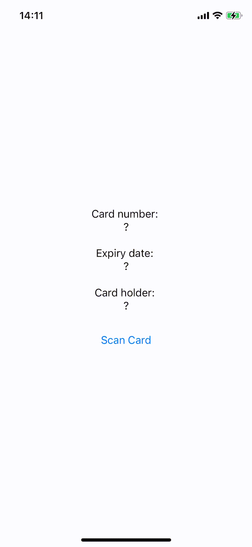 card scanner demo