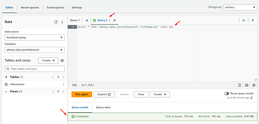 SQL + JSON tus favoritos en datos con Amazon Athena