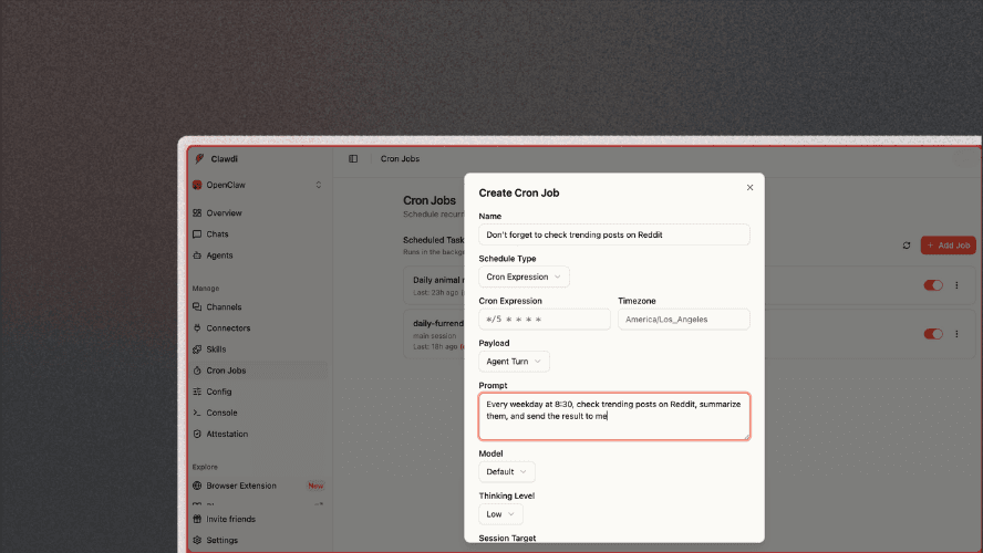 Promemoria che funzionano davvero, non solo notifiche: 8 automazioni che puoi eseguire con Clawdi…