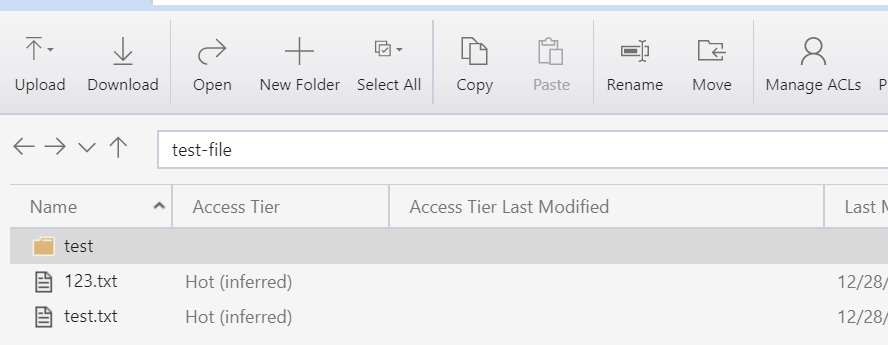 Access Folder Access Control Lists