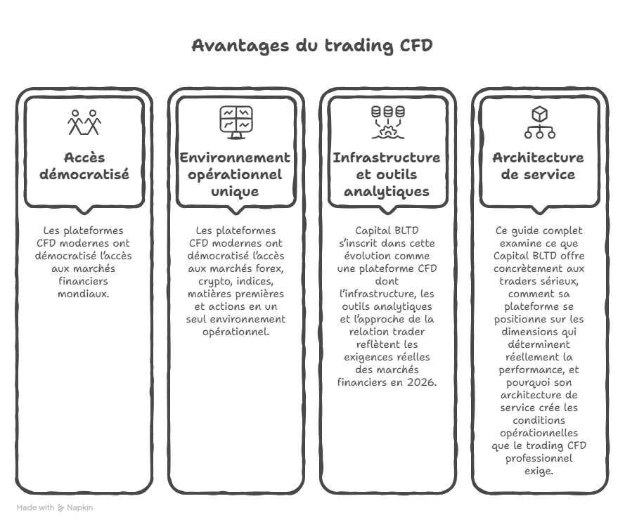 Capital BLTD: Plateforme CFD Trading Complète 2026
