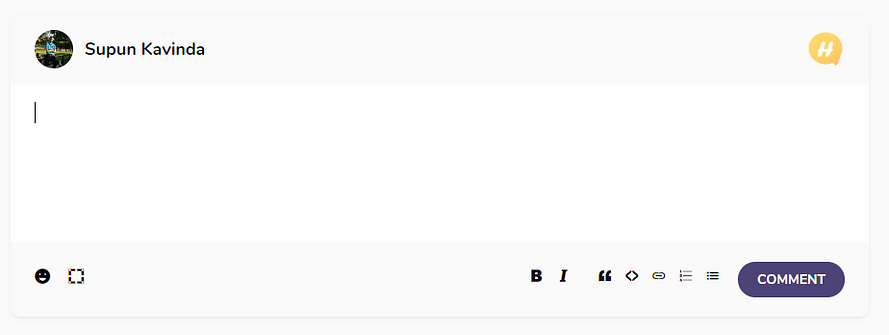 HyvorTalk Comment Box