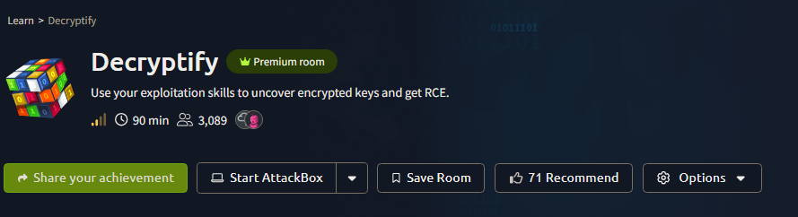 TryHackMe: Decryptify (CTF)