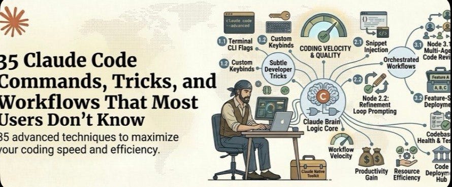 35 Claude Code Commands, Tricks, and Workflows That Actually Matter
