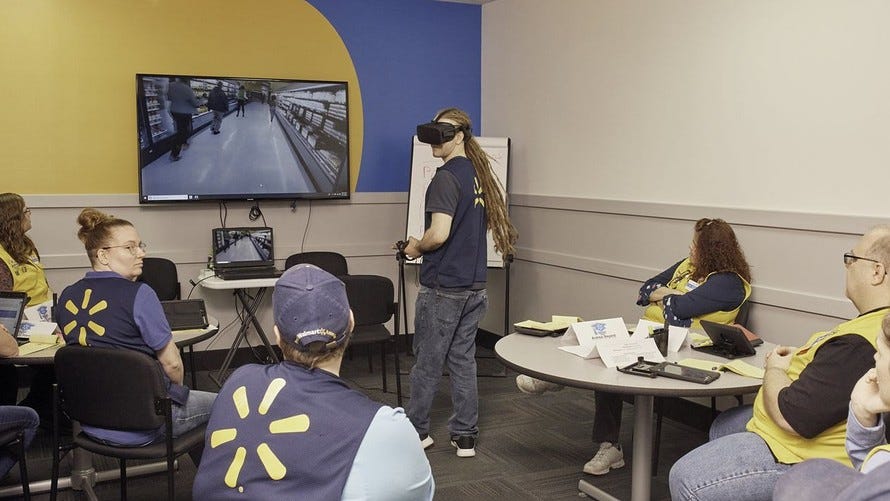 Wallmart using VR in there training