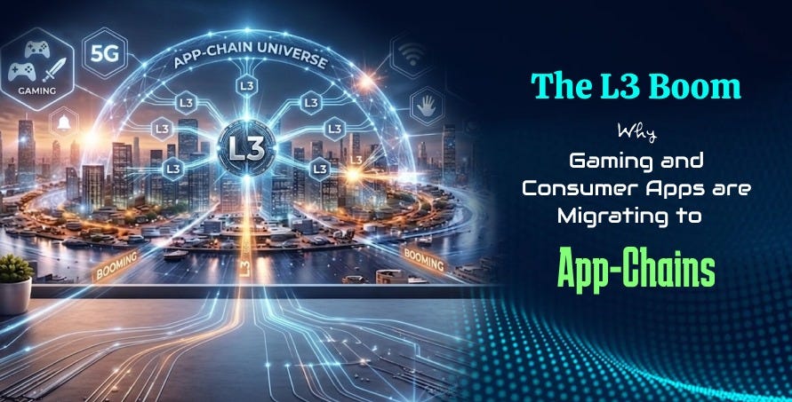 The L3 Boom: Why Gaming and Consumer Apps are Migrating to App-Chains