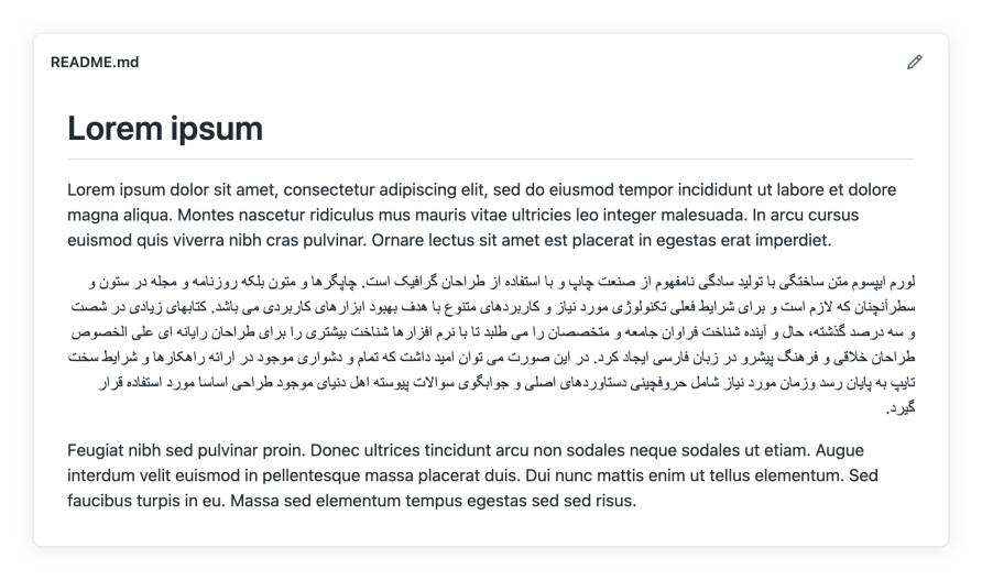 Image of “lorem ipsum” text in both left-to-right and right-to-left formats.