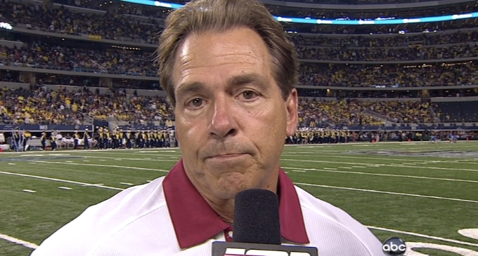 Nick Saban Gets Angry At Running Back By Committee Question
