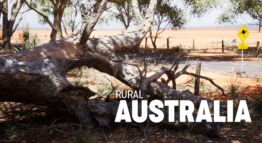 Rural Australia plugin for unreal engine 5