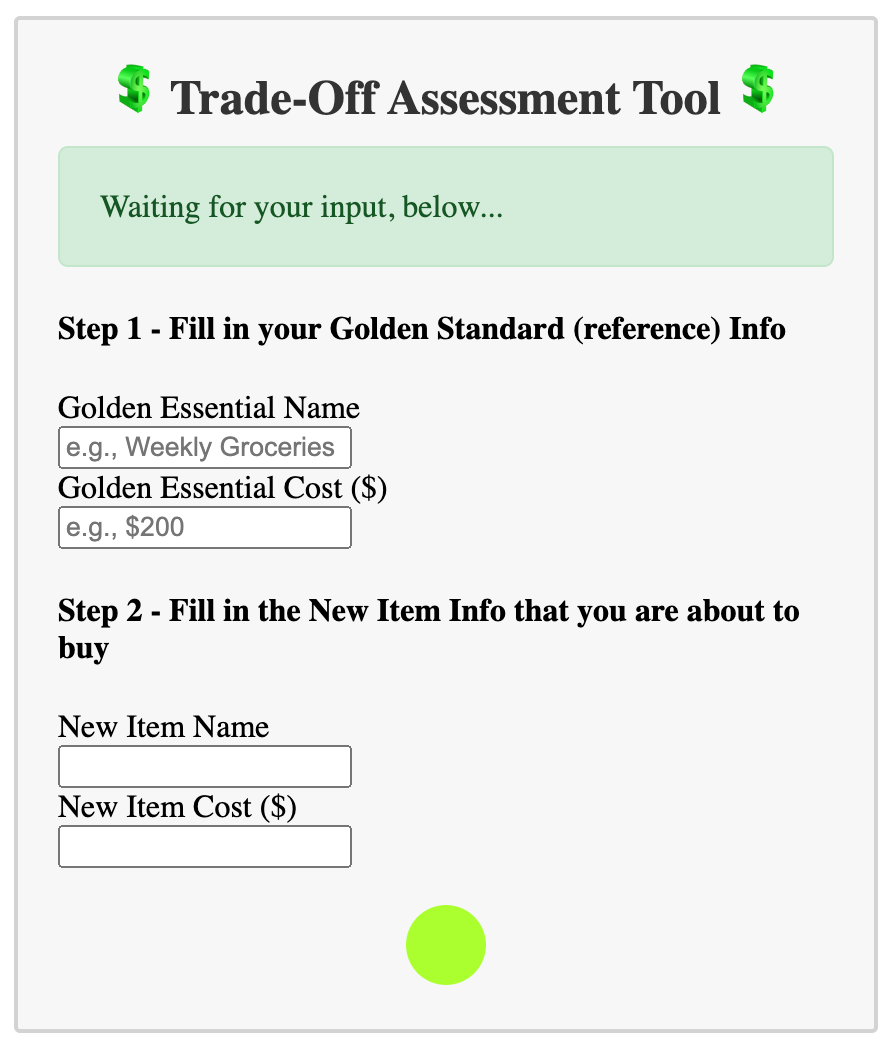 The Opportunity Cost Calculator App you just built!