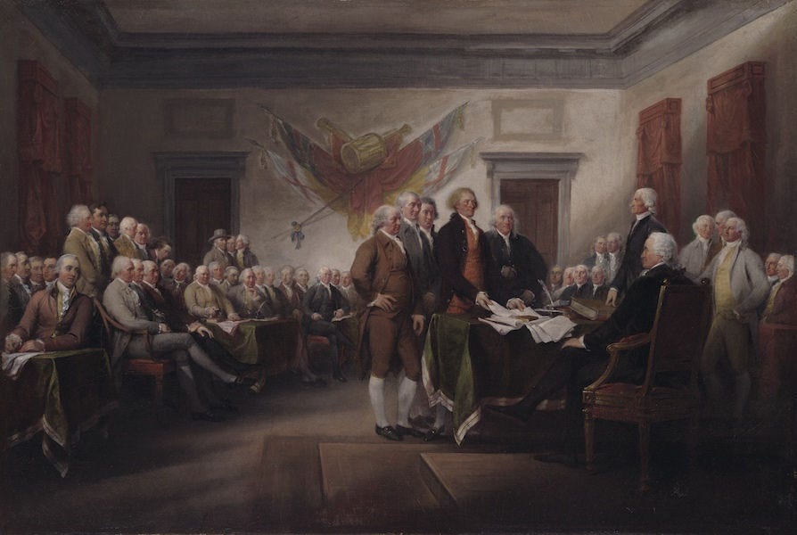 Declaration of Independence, John Trumbull (1819)