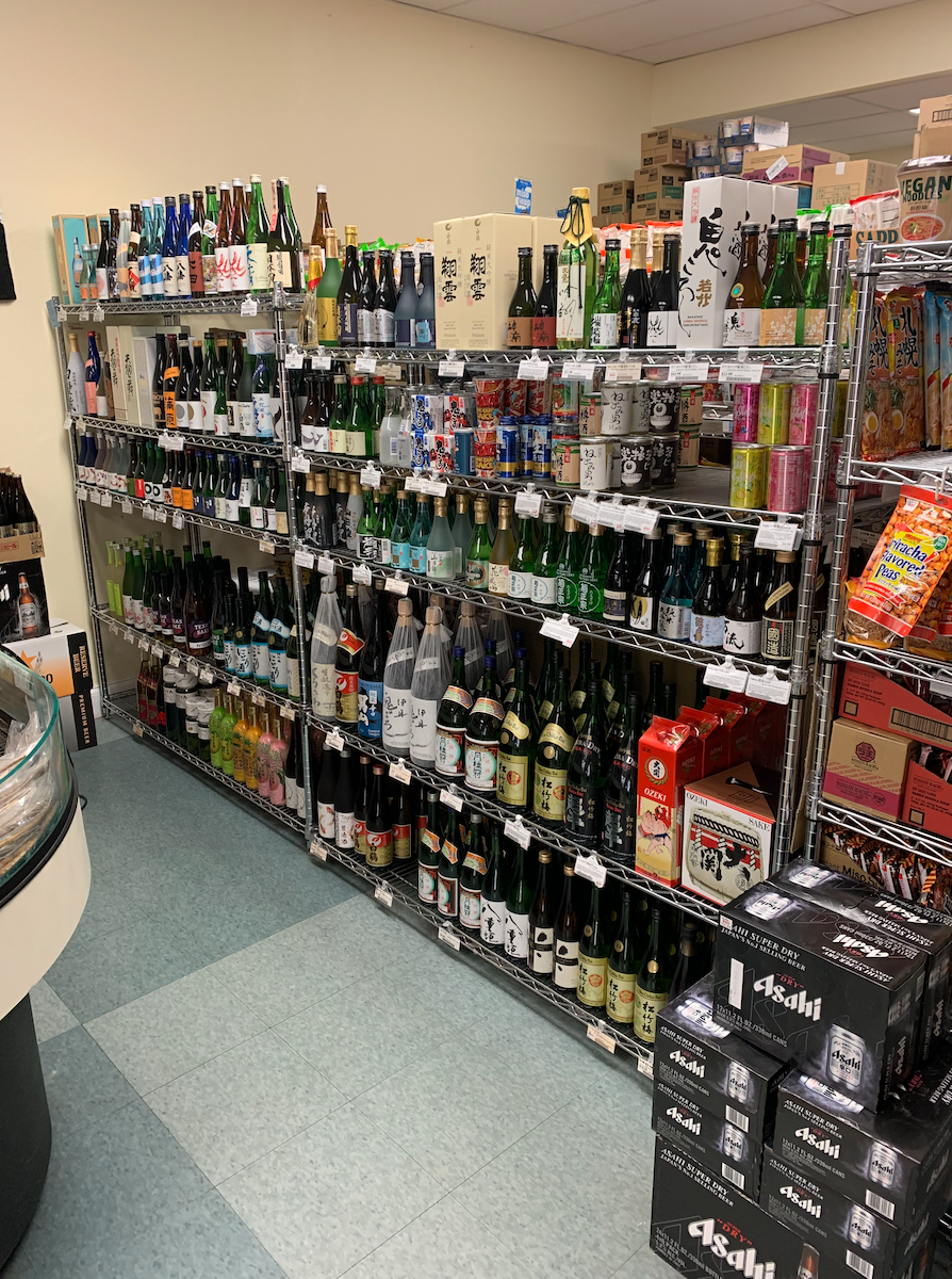 Inside Asahi Imports, sake selection