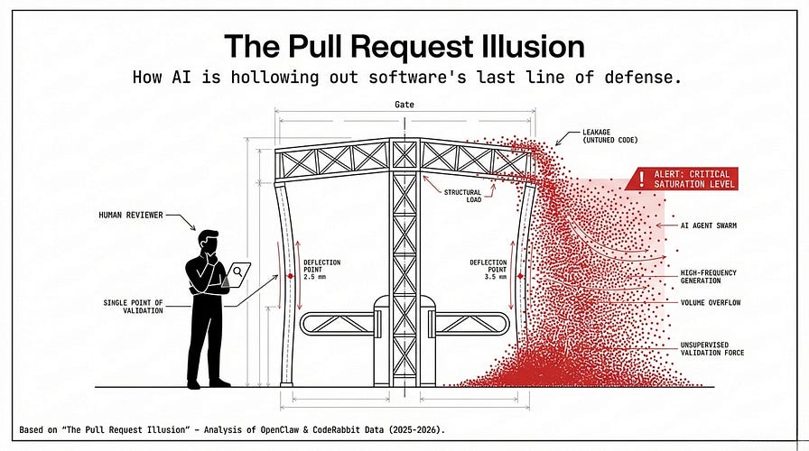 The Pull Request Illusion: How AI Is Hollowing Out Software’s Last Line of Defense