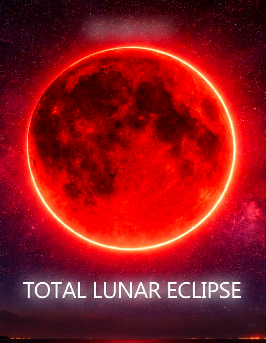 Tonight the Moon Bleeds Red: Witness the Rare Total Lunar Eclipse Acro Tonight the Moon Bleeds Red: Witness the Rare Total Lunar Eclipse Acro