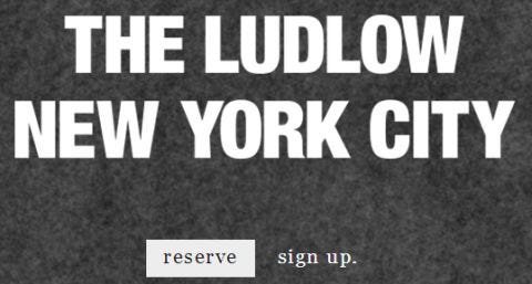 The Ludlow Hotel New York City's Web Site at ludlowhotel.com