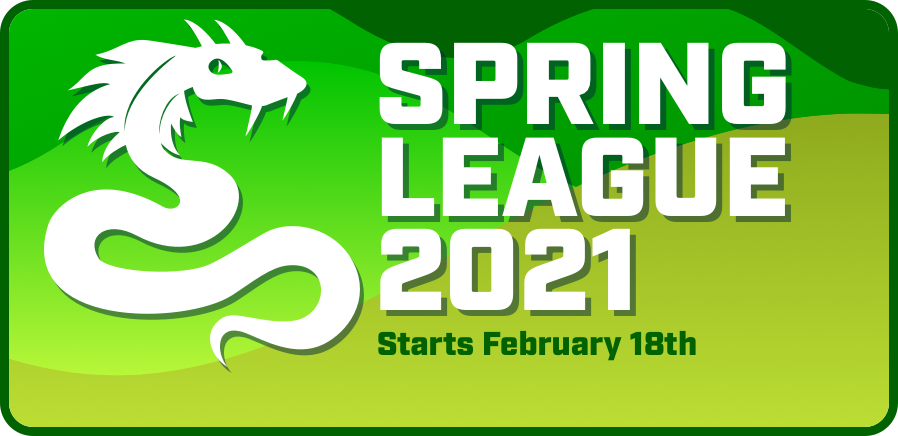 Spring League 2021 starts Februrary 18th