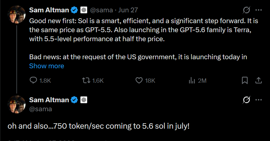 The Token Generation Speed is Ramping Up