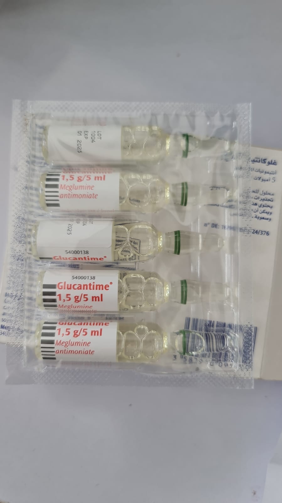 Glucantime injection uses