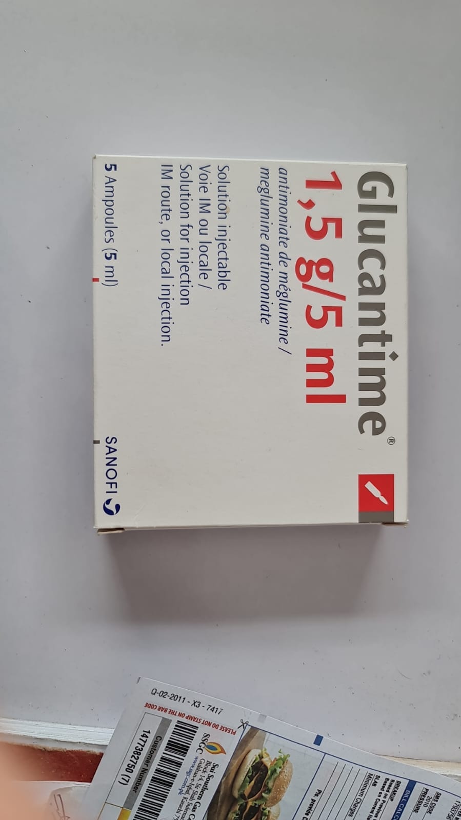 Glucantime Injection price