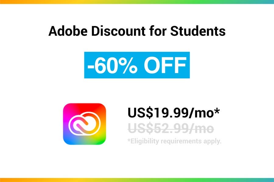 How to get Adobe discount for students.