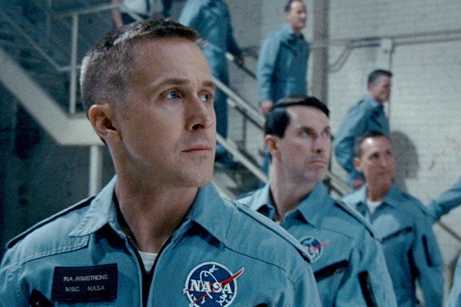 Ryan Gosling as Neil Armstrong in First Man