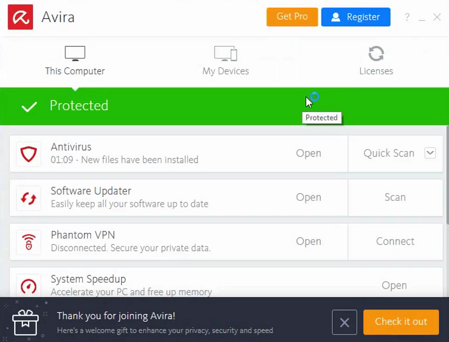 Avast — Most Reliable Free Antivirus