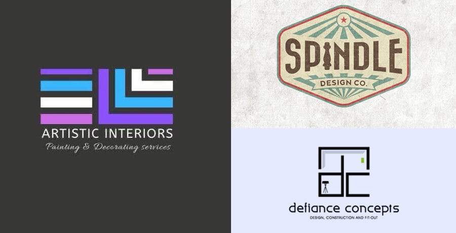 Unique Interior Design Logos