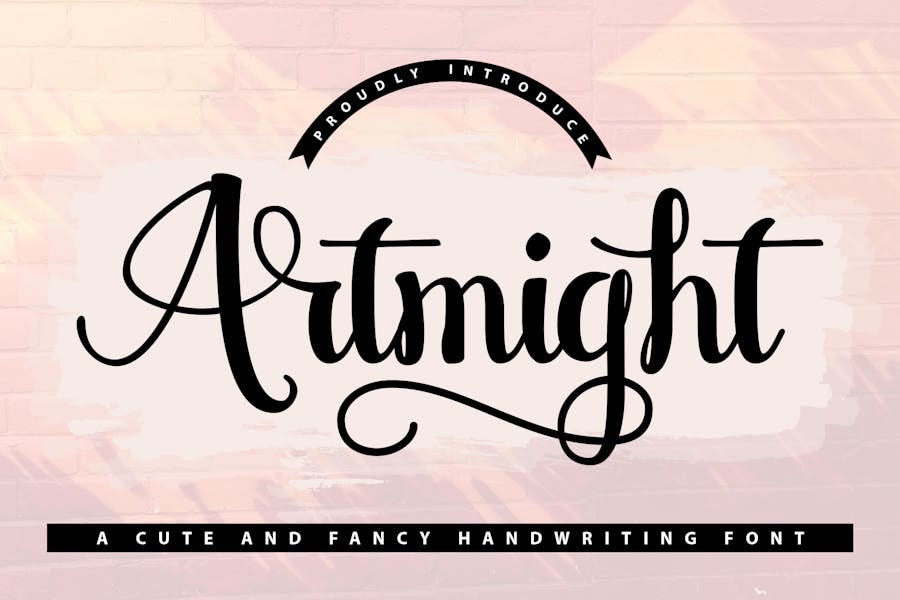 Artmight | A Cute & Fancy Handwriting Font