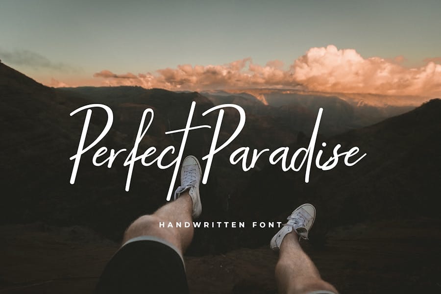 Perfect Paradise Handwritten Script