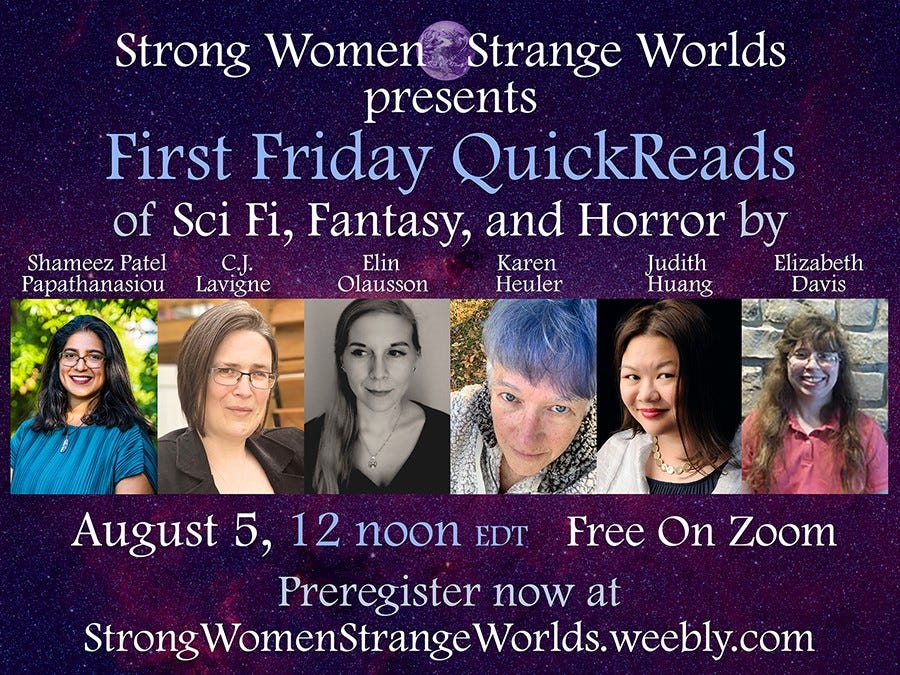 Strong Women Strange Worlds Banner for 8/5/22