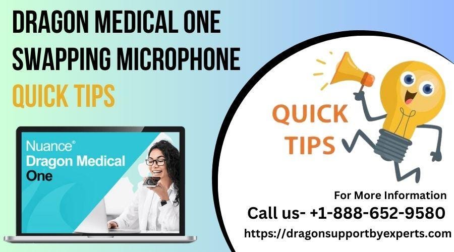 Dragon Medical One Swapping microphones